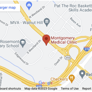 MontgomeryMedicalClinicGaithersburgMap